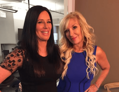 Lisa Galos with Patti Stanger in an office.